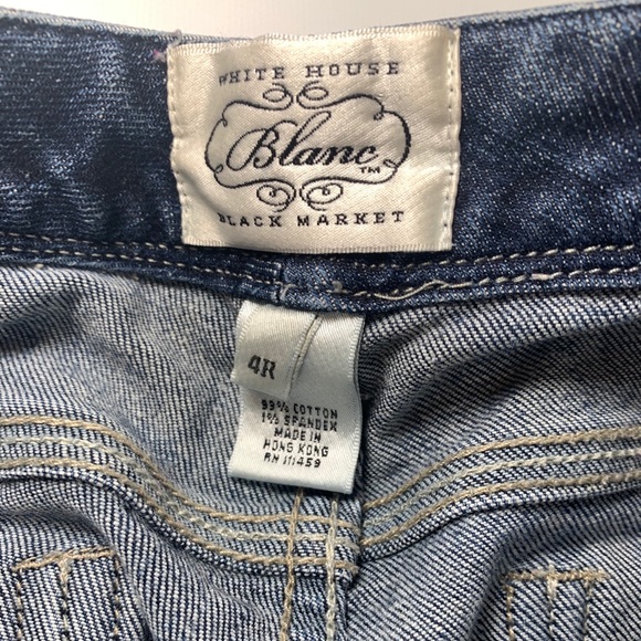 White House Black Market | Denim Jeans Size 4R - Picture 9 of 10